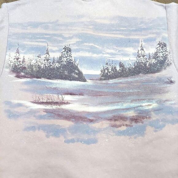 Artisans Sunschein Designs Vintage Lavender Lighthouse Wearable Art Shacket - Picture 7 of 11